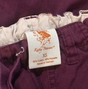 Koi XS scrub pants in plum purple